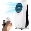 imageBLACKDECKER Evaporative Air Cooler  Portable Air Conditioner Cooling Fan with LED Display Remote Control 2Gallon Water Tank  Compact and Lightweight Design White