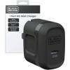 imageBLACKDECKER GaN PD Wall Charger 1Port 20W Type C Wall Plug Compact Power Block USB C TypeC Fast Charging for iPhone 1615 USBC Charging Block Perfect for Home Office TravelBlack