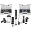 imageBLACKDECKER Kitchen Wand Cordless Immersion Blender 6 in 1 Multi Tool Set Hand Blender with Charging Dock Red BCKM1016KS06Black