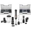 imageBLACKDECKER Kitchen Wand Cordless Immersion Blender 6 in 1 Multi Tool Set Hand Blender with Charging Dock Red BCKM1016KS06Grey