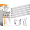 imageBLACKDECKER LED Under Cabinet Lighting Kit 3Bars 9 Inches Each DIY ToolFree Installation Warm White 2700K 1080 Lumens 15 Watts Home Accent LEDUC93WKWhite