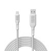 imageBLACKDECKER Lightning to USB Cable  Fast Compatible iPhone Lightning Cable  Durable Braided iPhone Charger Cord  for Travel and Daily Use  Multiple Color  Length Options  6ftWhite