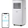 imageBLACKDECKER Portable Air Conditioner 10000 BTU 6300 BTU SACC for Rooms up to 450 Sq Ft Portable AC with Follow Me Remote Control and Window Kit BPACT10WT White8 000 BTU