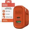 imageBLACKDECKER QuickCharge PD Wall Charger 2Port 38W  USB ampamp Type C Wall Plug  Compact Power Block USB C  Fast Charger Adapter Power Delivery ampamp Qualcomm QC 30  Perfect for Home Office TravelCoral Rose