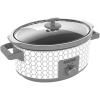 imageBLACKDECKER SC1007D Slow Cooker 7 quart Geometric CreamGeometric Cream