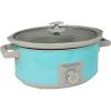 imageBLACKDECKER SC1007D Slow Cooker 7 quart Geometric CreamTeal Wave