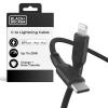 imageBLACKDECKER USB C to Lightning Cable  Fast Compatible iPhone Lightning Cable  Durable Braided Type C iPhone Charger Cord  for Travel and Daily Use  Multiple Colors and Lengths  6ftBlack