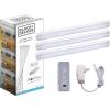 imageBLACKDECKER Works with Alexa Smart Under Cabinet Lighting Kit Adjustable LEDs 3 9quot Bars White9 3Bar