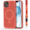 imageBLACKDECKER for iPhone 15 Case Compatible with MagSafe Shockproof MilitaryGrade Protection Magnetic Phone Case for iPhone 15 Pro Max Blue Changeable Buttons ampamp LanyardCoral Rose
