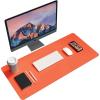 imageBlackDecker Faux Leather Desk Mat for Keyboard and Mouse  Protective Desk Decor  Gaming Work from Home Office AccessoryCoral Rose