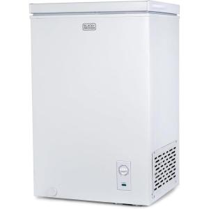 imageBLACKDECKER 13 Cu Ft Chest Freezer Deep Freezer with Top Opening Freezer Chest with 2 Removable Storage Baskets Mechanical Temperature Control Manual Defrost R600a RefrigerantBCF1300EWhite20 Cu Ft