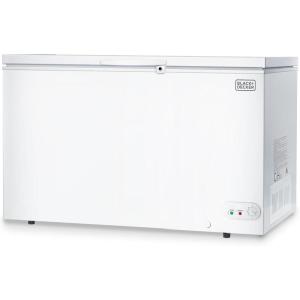 imageBLACKDECKER 13 Cu Ft Chest Freezer Deep Freezer with Top Opening Freezer Chest with 2 Removable Storage Baskets Mechanical Temperature Control Manual Defrost R600a RefrigerantBCF1300EWhite13 Cu Ft