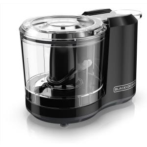 imageBLACKDECKER 15Cup Electric Food Chopper One Touch Pulse 150W Motor Mini Food Processor StaySharp Blade Dishwasher Safe15 cup capacity