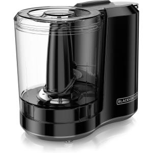 imageBLACKDECKER 15Cup Electric Food Chopper One Touch Pulse 150W Motor Mini Food Processor StaySharp Blade Dishwasher Safe3 cup capacity