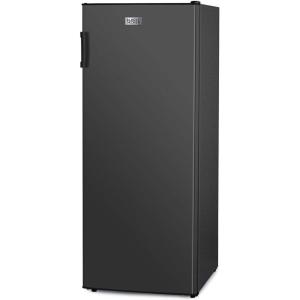 imageBLACKDECKER 17 Cu Ft Convertible Freezer Refrigerator Upright Freezer with Glass Shelves ENERGY STAR rated Frost Free BUC1700XS Stainless LookBlack