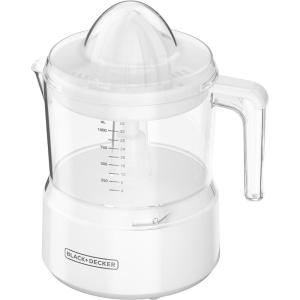 imageBLACKDECKER 32oz Electric Citrus Juicer CJ625 Pressure Activated Adjustable Pulp Control DishwasherSafeSmall