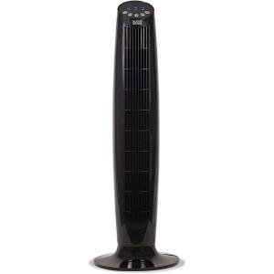 imageBLACKDECKER 36quot Digital Tower Fan with Remote Control 3 Speed Settings Oscillation Function Timer up to 8 Hours Fan for Bedroom or Desk 3 Modes BFTR36B Black36 Inches