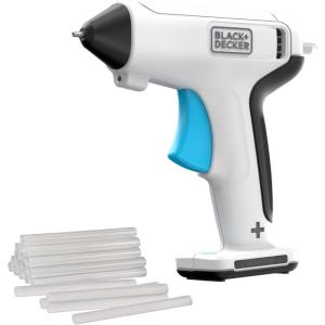 imageBLACKDECKER 4V MAX Cordless Glue Gun USB Rechargeable BCGL115FF WhiteCordless Glue Gun