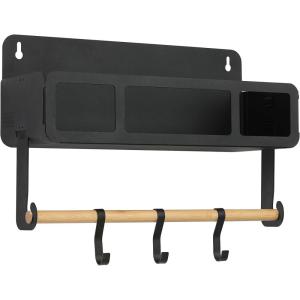 imageBLACKDECKER BLACK  DECKER BLACK HANGING RACK SYSTEMSHELF WDOOR BDSTKT282BKBlack Hanging Rack Shelf System