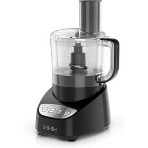 imageBLACKDECKER Food Processor and Vegetable Chopper Stainless Steel Blade 8Cup Capacity 450W Power with Attachments to Grate Shred Slice Mince Grind and PureeFOODGRATER