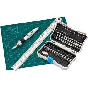 imageBLACKDECKER Hobby Knife Kit 26 Blades BDHT14001