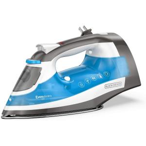 imageBLACKDECKER ICR19XS One Step Steam Cord Reel Iron BlueBlue