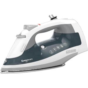 imageBLACKDECKER ICR19XS One Step Steam Cord Reel Iron BlueGrey