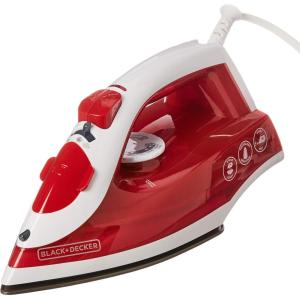 imageBLACKDECKER ICR19XS One Step Steam Cord Reel Iron BlueRed