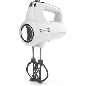 imageBLACKDECKER MX600B Helix Performance Premium 5Speed Hand Mixer Black B07G3N1PQSwhite