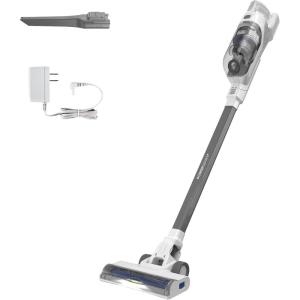 imageBLACKDECKER POWERSERIES 20V MAX Cordless Stick Vacuum Cleaner with LED Floor Lights Bagless Lightweight Cordless Vacuum Cleaners for Home Up to 44 Minutes Powerful Suction Gray BHFEA520J16V Vacuum