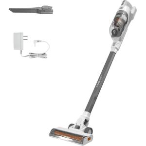 imageBLACKDECKER POWERSERIES 20V MAX Cordless Stick Vacuum Cleaner with LED Floor Lights Bagless Lightweight Cordless Vacuum Cleaners for Home Up to 44 Minutes Powerful Suction Gray BHFEA520J20V Vacuum