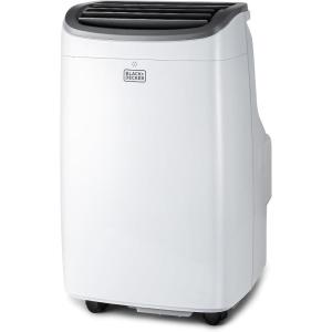 imageBLACKDECKER Portable Air Conditioner 10000 BTU 6300 BTU SACC for Rooms up to 450 Sq Ft Portable AC with Follow Me Remote Control and Window Kit BPACT10WT White9 000 BTU