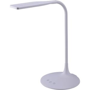 imageBLACKDECKER PureOptics LED VLED1819BD Battery LED Desk Lamp Dimmable with Adjustable Color Temperature 4 Hour Battery Life Rechargeable Eco Friendly WhiteCircle Base