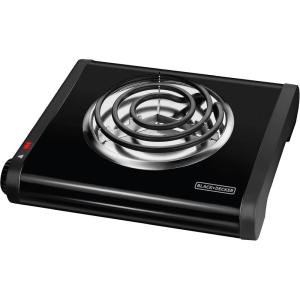 imageBLACKDECKER SB1001B SingleBurner Portable Buffet Range BlackSingle Burner