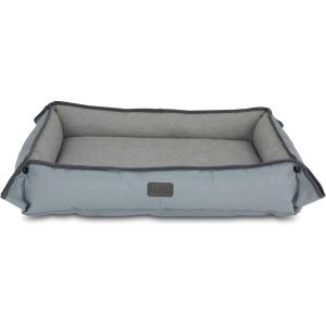imageBLACKDECKER Small Dog 4 in 1 Snap Pet Bed Low Profile Sofa Cover Mat Crate Liner Soft Breathable Pet Bed Premium Bedding 20 in x 16 in Small RedGrey