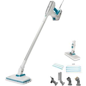 imageBLACKDECKER Steamer 7 Attachments for Multipurpose Cleaning Includes Storage Wall Mount BHSM15FX10Steam Cleaner w 6 Attachments