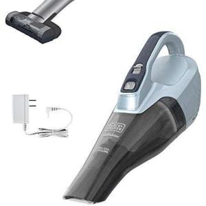 imageBLACKDECKER dustbuster QuickClean Pet Cordless Handheld Vacuum with Motorized Upholstery Brush White HLVB315JP07Blue
