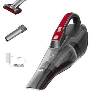imageBLACKDECKER dustbuster QuickClean Pet Cordless Handheld Vacuum with Motorized Upholstery Brush White HLVB315JP07Gray