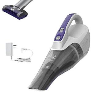 imageBLACKDECKER dustbuster QuickClean Pet Cordless Handheld Vacuum with Motorized Upholstery Brush White HLVB315JP07White