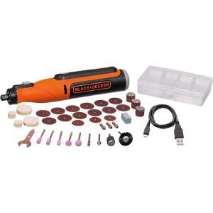 imagebeyond by BLACKDECKER 8V MAX Rotary Tool with Accessory Kit Versatile Cordless 35Piece BCRT8K35APB