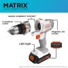 imageBLACKDECKER 20V MAX MATRIX Cordless Combo Kit 6Tool White and Orange BDCDMT1206KITWC