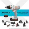 imageBLACKDECKER 20V MAX MATRIX Cordless Combo Kit 6Tool White and Orange BDCDMT1206KITWC