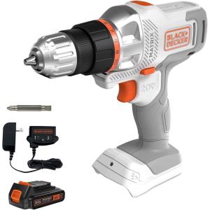 imageBLACKDECKER 20V MAX Matrix Cordless DrillDriver Kit White BDCDMT120WC1FFDrill Kit White