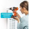imageBLACKDECKER 20V MAX Matrix Cordless DrillDriver with Tool Tote Bag WideMouth BDCDMT120C ampamp BDCMTSBStorage Bag w Drill Kit