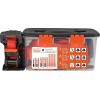 imageBLACKDECKER BDX1007 BlackOrange 1quot x 10 Ratchet Tie Down Straps with Ergonomic Handles 2500 lb Break Strength for Securing Cargo 4 Pack8Piece Kit