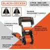 imageBLACKDECKER BDX1007 BlackOrange 1quot x 10 Ratchet Tie Down Straps with Ergonomic Handles 2500 lb Break Strength for Securing Cargo 4 Pack8Piece Kit