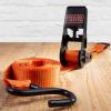 imageBLACKDECKER BDX1007 BlackOrange 1quot x 10 Ratchet Tie Down Straps with Ergonomic Handles 2500 lb Break Strength for Securing Cargo 4 PackRatchet Tie Down Straps