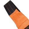 imageBLACKDECKER BDX1009 BlackOrange 14 Tow Rope with Easy Grip Handles and Steel Forged GClip Hooks 4500 lb Break StrengthRecovery Strap Heavy Duty