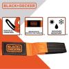 imageBLACKDECKER BDX1009 BlackOrange 14 Tow Rope with Easy Grip Handles and Steel Forged GClip Hooks 4500 lb Break StrengthRecovery Strap Heavy Duty