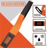 imageBLACKDECKER BDX1009 BlackOrange 14 Tow Rope with Easy Grip Handles and Steel Forged GClip Hooks 4500 lb Break StrengthRecovery Strap Light Duty